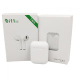 NEW i11-TWS Bluetooth V5.0 Wireless Stereo Earphones with Magnetic Charging Box, Compatible with iOS & Android (White)