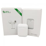 NEW i11-TWS Bluetooth V5.0 Wireless Stereo Earphones with Magnetic Charging Box, Compatible with iOS & Android (White)