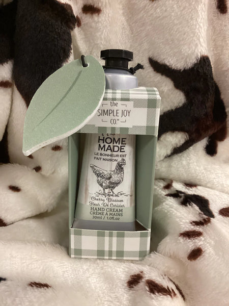 NEW The Simple Joy Hand Cream with nail file in farmhouse inspired packaging! Great stocking stuffer