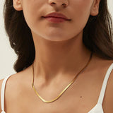 NEW Sincere Sally hand crafted Nova Snake Chain Necklace, Retails $182