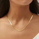 NEW Sincere Sally hand crafted Nova Snake Chain Necklace, Retails $182