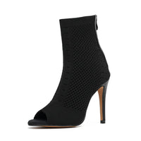 New JOHEELA Black Lou - Stilettos heels - Black, Sz 8! DESIGNED IN PARIS Retails $199+