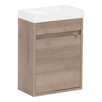 NEW Retails $410+ Kambree Wall Mount 15.75 Single Bathroom Vanity with Top! Perfect for small spaces!