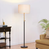 NEW Assembled, Retails $260, Wayfair Kelliann 64.5" Traditional Adjustable Floor Lamp, Black/Gold