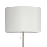 NEW Assembled, Retails $260, Wayfair Kelliann 64.5" Traditional Adjustable Floor Lamp, Black/Gold