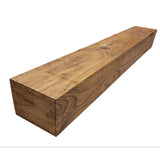 NEW Wayfair Millwood Pines 60 inch (5 Ft) Kul Fireplace Shelf Mantel, Whiskey Brown, Retails $310 NOTE: Has small chip on back corner not noticeable upon installation