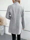 NEW Grey Plain Pocket Long Sleeve Outerwear, Sz XL, Retails $115+