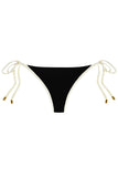 NEW Retails $135, Le Marais Swimwear Bottom - Black/Ivory, Size is Very Voluptuous, Bottoms ONLY!