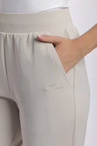 NEW Retails $95, Lazypants Luxe Sueded Double Knit Jogger, Color: Bone, Sz XL