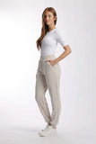 NEW Retails $95, Lazypants Luxe Sueded Double Knit Jogger, Color: Bone, Sz XL
