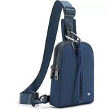 New Dupe LU LU Inspired sling bag NAVY, Unisex! Water Repellent Fabric