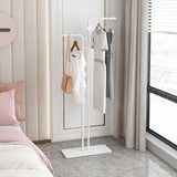 New in Box Retails $189+ Letara Iron Freestanding 4 - Hook Coat Rack, White