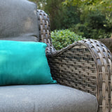 NEW Assembled Beachcrest Home Linkwood Rocking Swivel Patio Chair with Cushions (Set of 2), Retails $829