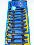 Lot Zippered Medical Cases with carrying strap, Blue, 12 Piece