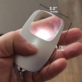 New Handheld Magnifier Glass Magnifier Lens with LED Light Loupe for Senior Reading Keychain Magnifier USB Rechargeable PINK