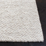 Retails $1261+ New High Quality Natural Ivory Hand Tufted Scandinavian Wool Rug 9 Ft X 12 Ft by Safavieh, Made in India