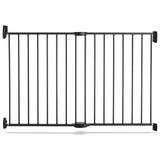 NEW Retails $97+ Munchkin Push to Close Hardware Baby Gate, Extends 28.5" to 45" Wide, Dark Grey, Baby Gate