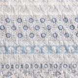NEW Bungalow Rose Mikle Block Print 100% Cotton Quilt Set - Queen Size Retails $163+