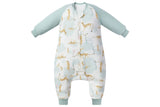 NEW Raglan Long Sleeve Footed Sleep Bag 2.5 TOG (Bamboo) - Cheetah Party - 6 months to 18 months! Retails $72+