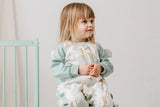 NEW Raglan Long Sleeve Footed Sleep Bag 2.5 TOG (Bamboo) - Cheetah Party - 6 months to 18 months! Retails $72+