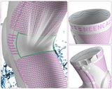 New NEENCA Knee Brace for Knee Pain Relief, Medical Knee Support with Patella Pad & Side Stabilizers, Compression Knee Sleeve for Meniscus Tear, ACL, Arthritis, Joint Pain, Runner, Sport- FSA/HSA APPROVED PINK/WHITE Sz 3X! Retails $38+