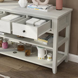 NEW Retails $400 Wayfair Nibbi 47" Console Table, White