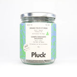 NEW Pluck Teas Organic Fields of Green, BB: 09/27, 20 Tea Bag Jar