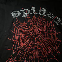 NEW Spider Worldwide Men's Black and Red Hoodie, Sz M!