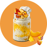 NEW YUMi ORGANICS Peaches & Cream Overnight Oats, 5 Packets, BB: 08/26