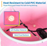 NEW NURXIOVO ELEVATED FOLDING PET BATH TUB Washing Station Pink! Retails $153+