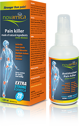 NEW Novarnica Pain Killer Spray - BB: 09/23