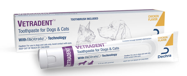 NEW Vetradent Toothpaste for Dogs & Cats (Chicken Flavour)
