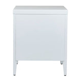 NEW Retails $216 on sale! Reg Price $484 Fully Assembled White Rushville Wood Nightstand