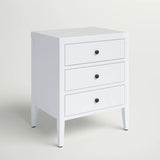 NEW Retails $216 on sale! Reg Price $484 Fully Assembled White Rushville Wood Nightstand