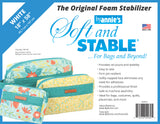 NEW ByAnnie's Soft and Stable Foam Stabilizer 18" x 58", developed to use in place of batting or other stabilizers in purses, bags, totes and more.