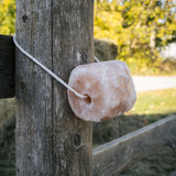 NEW Likit Himalayan Rock Salt W/ Rope 3.3 kg, help make stable life more fun and less stressful. Conveniently weather resistant so you can let your horse “self dose”