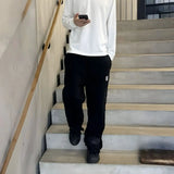New Stylish Flared Jogger Unisex, Black Sz S