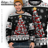 NEW Retails $55, Santa Skull Pine Tree Ugly Christmas Sweater, Sz XL Men's, Unisex