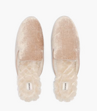 NEW Women's The Phoebe Cream Velvet Faux Fur Slipper, Sz 10.5, Retails $117