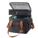 NEW Large Insulated Lunch Bag - Food Storage Bag for Multi-Purpose, Black