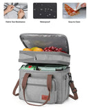 NEW Large Insulated Lunch Bag - Food Storage Bag for Multi-Purpose, Black