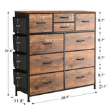 NEW Sienna-Marie 10 - Drawer Dresser - 17 Stories - Rustic Brown- Retails for $175+