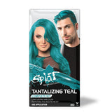 NEW Splat Complete Kit, Tantalizing Teal, Semi-Permanent Teal Hair Dye with Bleach, Unisex Hair Color