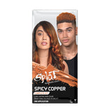 NEW Splat Original Complete Kit, Unisex Semi-Permanent Hair Dye with Bleach, Spicy Copper