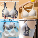 NEW Retails $45 TAIMEI WHITE/CREAM Super Gather Bra Wireless Push-Up Bra Comfortable Gather Bra Lift Bra Women Lingerie Everyday Sports Bra Fits 1X/2X
