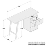 New in box! RETAIL $300+ UNIQUE Boahaus Tokyo Computer Desk
