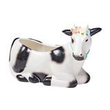 NEW The Pioneer Woman Farmhouse 12 Inch Cow Planter, Ceramic, plant NOT included