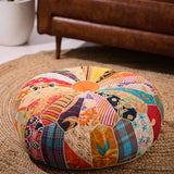 NEW Langley Street Trujillo Jowers 24'' Wide Round Abstract Pouf Ottoman - Retails for $219.99!