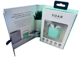 New Retails $50+ Soartech Elevated Wireless Earbuds in Mint Green