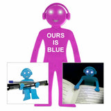 NEW Android Bendable Book Light, Phone Stand, Pen holder etc., Blue